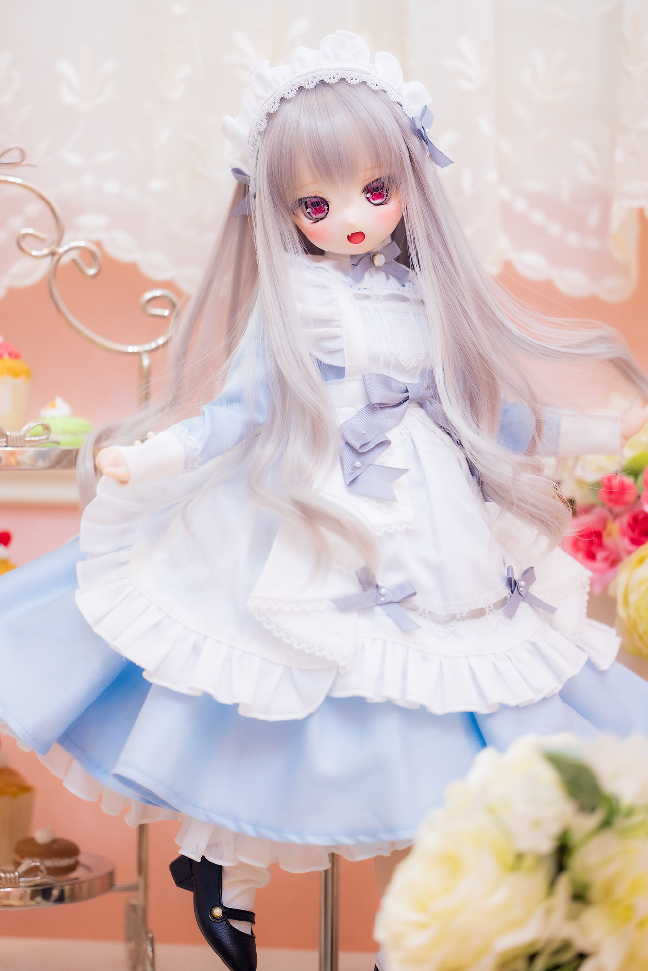 在庫処分・数量限定 ronshuka couture プリンセスメイドセット ピンク